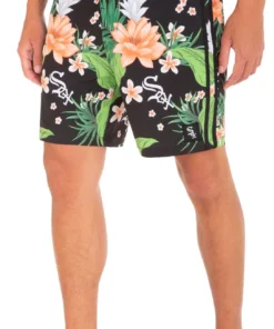 Deals The Tropi Trend Store 13 Hurley Men's Chicago White Sox Black 20" Phantom Board Shorts For Men