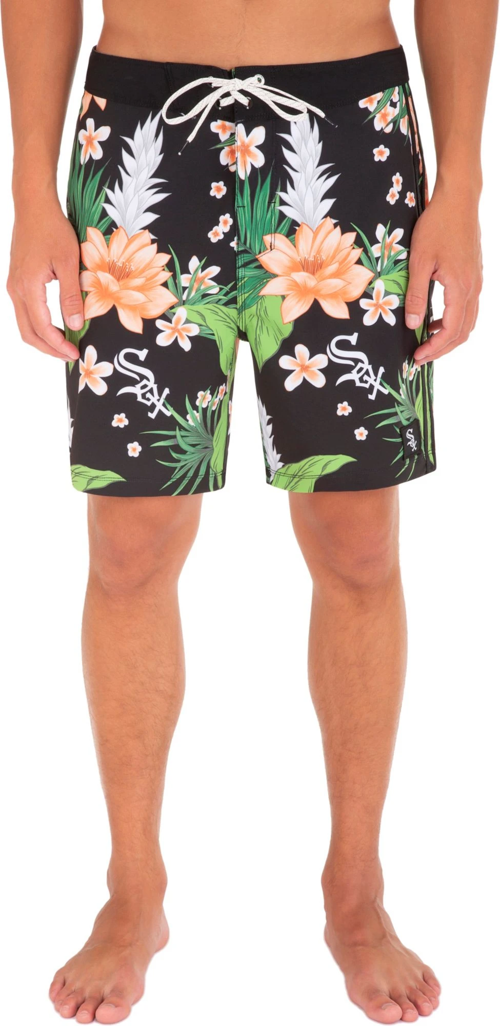 Hurley Men's Chicago White Sox Black 20" Phantom Board Shorts For Men 4 Hurley Men's Chicago White Sox Black 20" Phantom Board Shorts For Men - Image 2