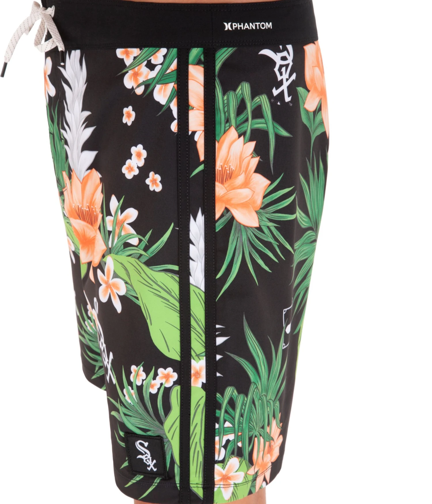 Hurley Men's Chicago White Sox Black 20" Phantom Board Shorts For Men 7 Hurley Men's Chicago White Sox Black 20" Phantom Board Shorts For Men - Image 5