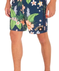 Deals The Tropi Trend Store 11 Hurley X '47 Men's Houston Astros Blue 20" Phantom Board Shorts For Men