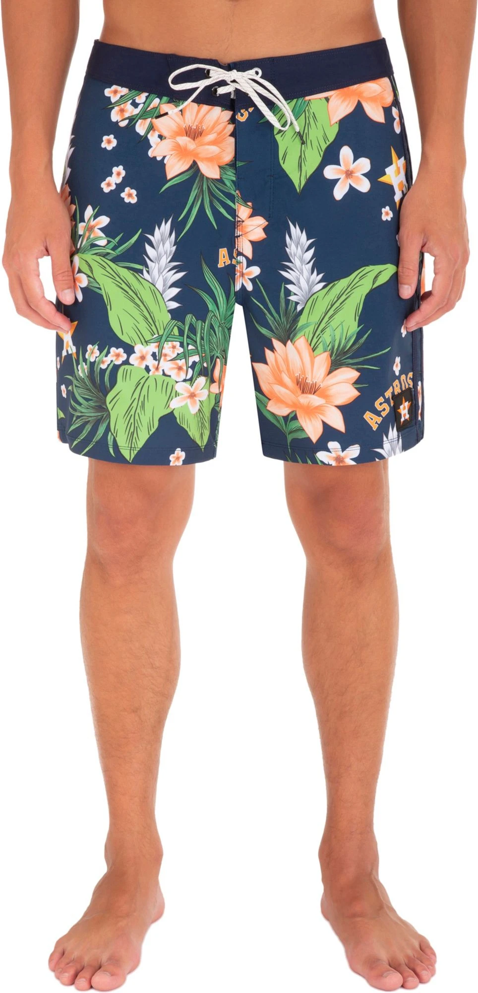 Hurley X '47 Men's Houston Astros Blue 20" Phantom Board Shorts For Men 4 Hurley X '47 Men's Houston Astros Blue 20" Phantom Board Shorts For Men - Image 2