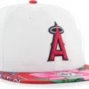 Hurley X '47 Men's Los Angeles Angels White Captain Snapback Adjustable Hat For Men -Deals The Tropi Trend Store unnamed file 1392