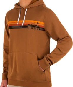 Hurley Men's Tradewinds Summer Pullover Hoodie For Men Ale Brown -Deals The Tropi Trend Store unnamed file 14