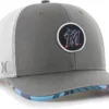 Hurley X '47 Men's Miami Marlins Dark Gray Paradise MVP Adjustable Hat For Men -Deals The Tropi Trend Store unnamed file 1403