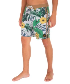 Deals The Tropi Trend Store 9 Hurley X '47 Men's Oakland Athletics Grey 20" Phantom Board Shorts For Men