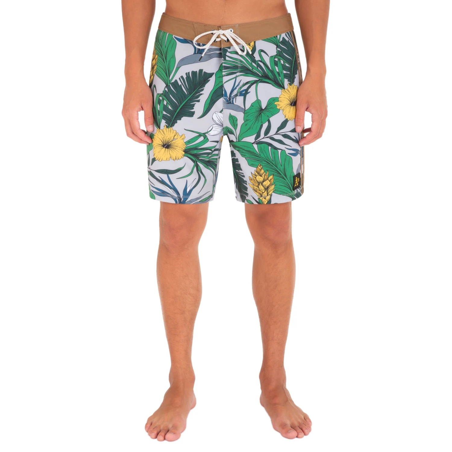 Hurley X '47 Men's Oakland Athletics Grey 20" Phantom Board Shorts For Men 4 Hurley X '47 Men's Oakland Athletics Grey 20" Phantom Board Shorts For Men - Image 2