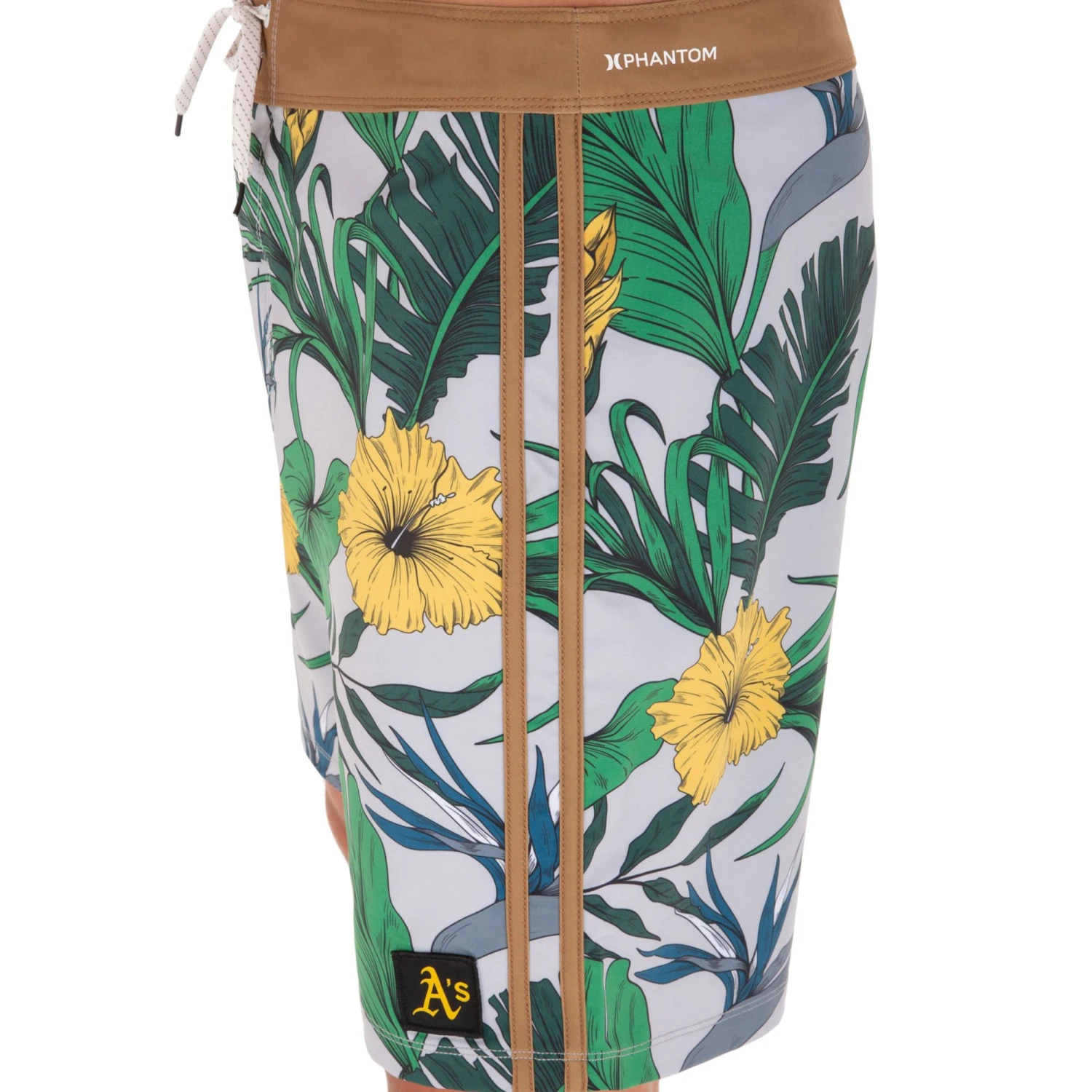 Hurley X '47 Men's Oakland Athletics Grey 20" Phantom Board Shorts For Men 8 Hurley X '47 Men's Oakland Athletics Grey 20" Phantom Board Shorts For Men - Image 6