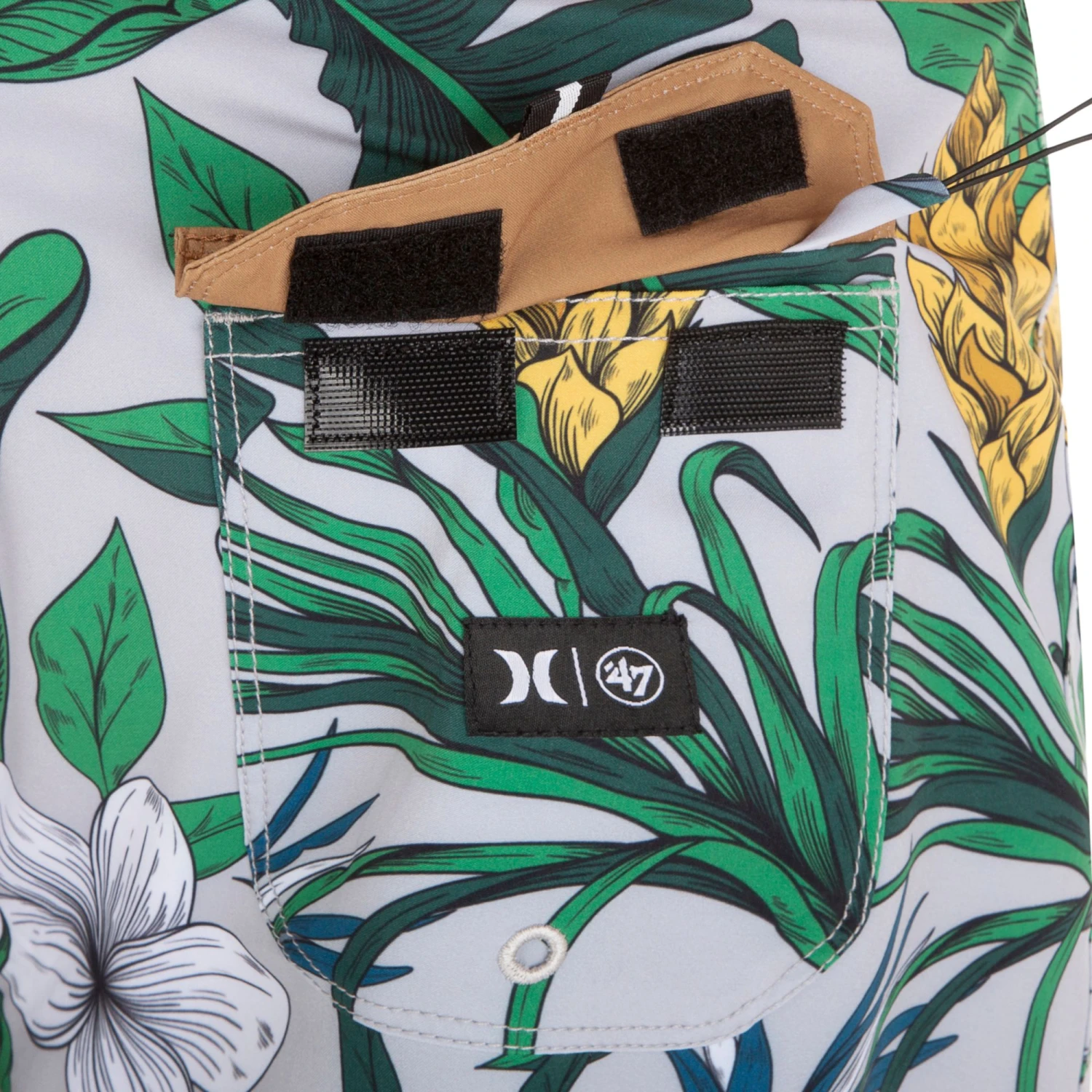 Hurley X '47 Men's Oakland Athletics Grey 20" Phantom Board Shorts For Men 9 Hurley X '47 Men's Oakland Athletics Grey 20" Phantom Board Shorts For Men - Image 7