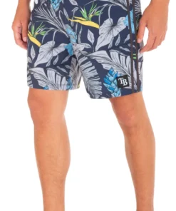 Deals The Tropi Trend Store 7 Hurley X '47 Men's Tampa Bay Rays Blue 20" Phantom Board Shorts For Men