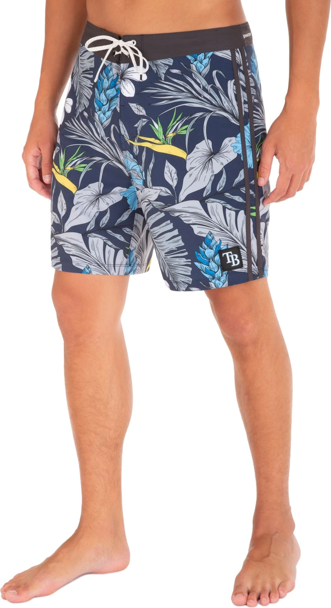 Hurley X '47 Men's Tampa Bay Rays Blue 20" Phantom Board Shorts For Men 3 Hurley X '47 Men's Tampa Bay Rays Blue 20" Phantom Board Shorts For Men