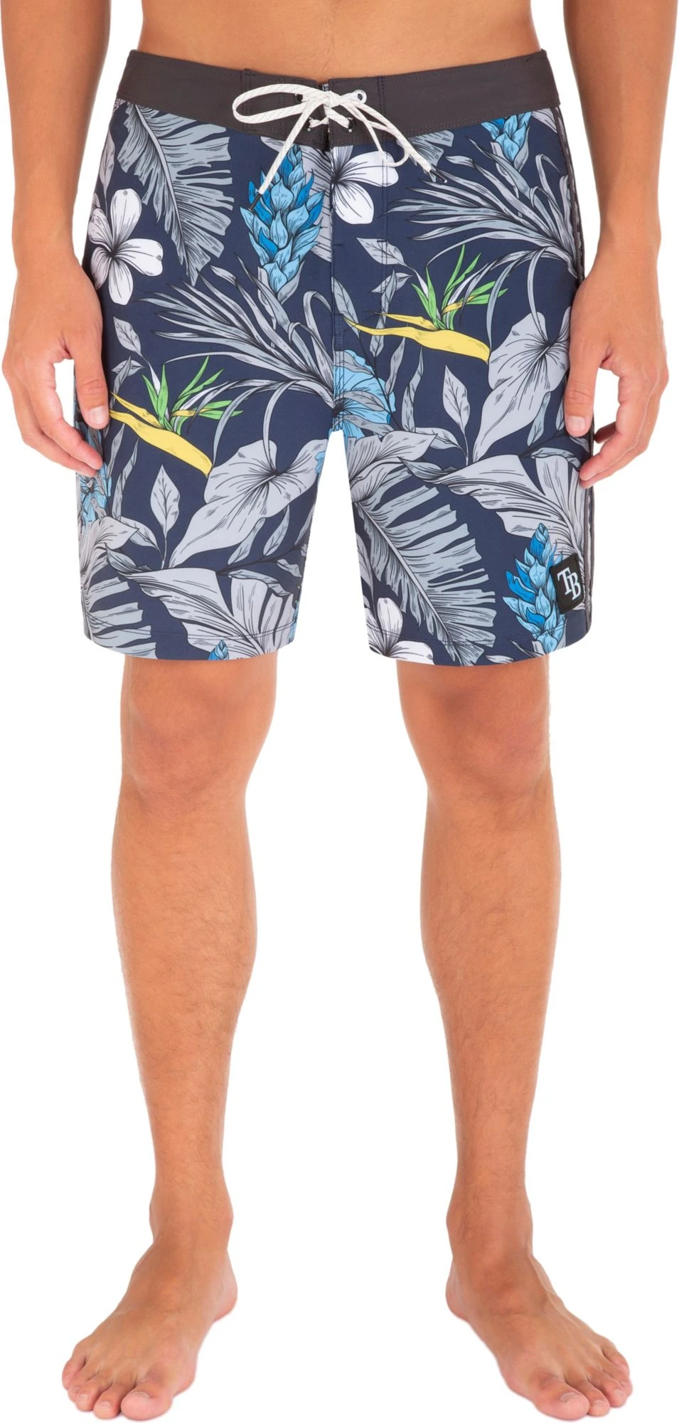 Hurley X '47 Men's Tampa Bay Rays Blue 20" Phantom Board Shorts For Men 4 Hurley X '47 Men's Tampa Bay Rays Blue 20" Phantom Board Shorts For Men - Image 2