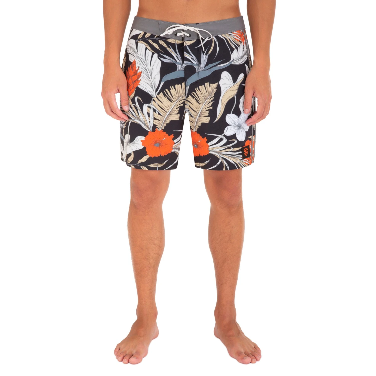 Hurley X '47 Men's San Francisco Giants Black 20" Phantom Board Shorts For Men 4 Hurley X '47 Men's San Francisco Giants Black 20" Phantom Board Shorts For Men - Image 2
