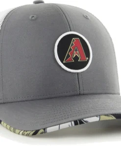 Hurley X '47 Men's Arizona Diamondbacks Dark Gray Paradise MVP Adjustable Hat For Men