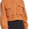 Hurley Women's Front Zip Babo Fur Bomber Jacket For Women Flax -Deals The Tropi Trend Store unnamed file 150