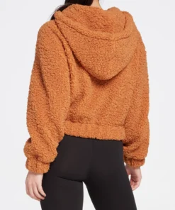 Hurley Women's Front Zip Babo Fur Bomber Jacket For Women Flax -Deals The Tropi Trend Store unnamed file 152