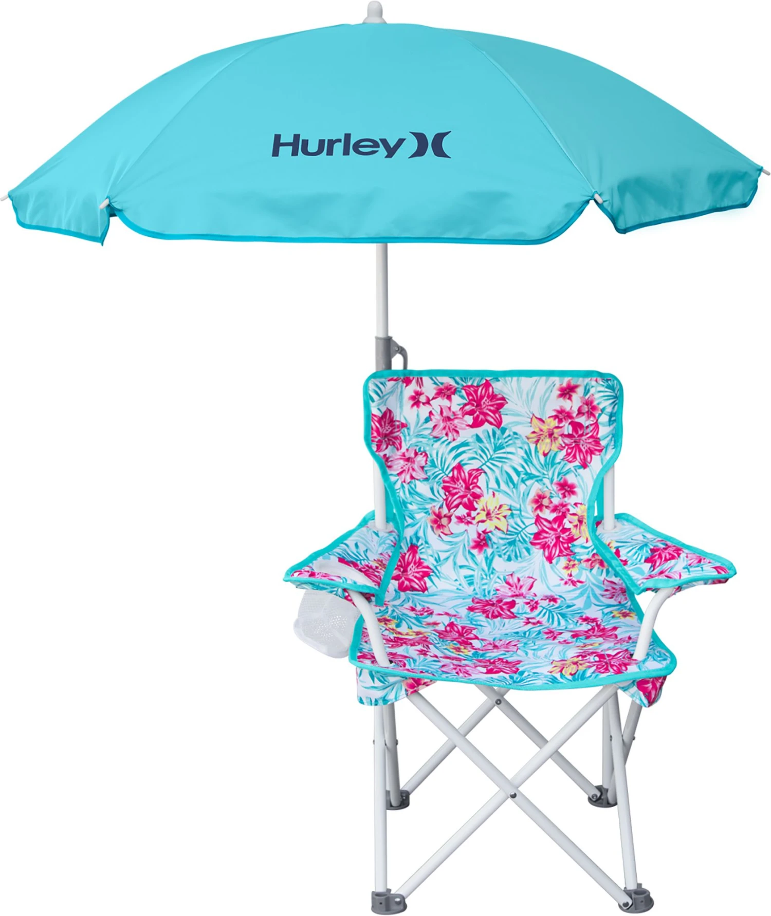Hurley Kids' Quad Chair With Umbrella For Unisex Lily Aqua 5 Hurley Kids' Quad Chair With Umbrella For Unisex Lily Aqua - Image 3
