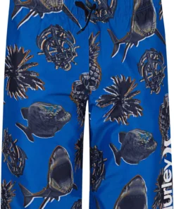Hurley Boys' Pull On Swim Trunks For Boys' Racer Blue