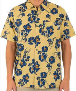 Hurley Men's Rincon Short Sleeve Shirt For Men Black