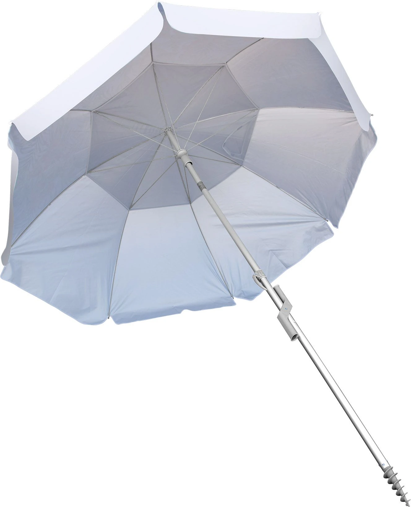 Hurley 8' Beach Umbrella For Unisex Bronzed Blue 4 Hurley 8' Beach Umbrella For Unisex Bronzed Blue - Image 3