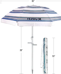 Hurley 8' Beach Umbrella For Unisex Bronzed Blue 11 Hurley 8' Beach Umbrella For Unisex Bronzed Blue -Deals The Tropi Trend Store unnamed file 353