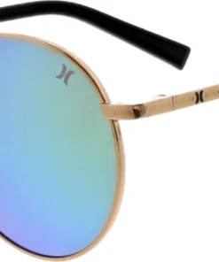 Hurley Big Timer Sunglasses For Men Shiny Gold