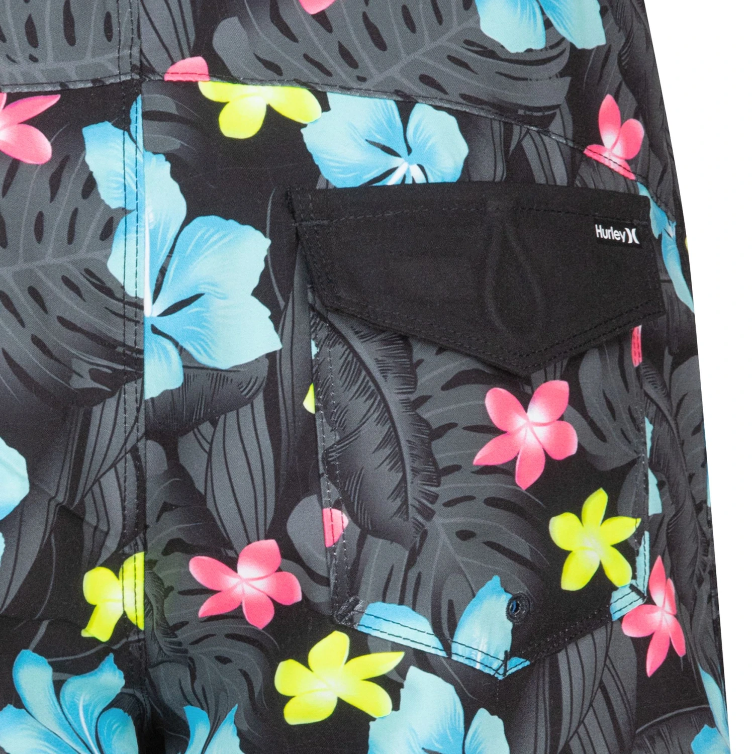 Hurley Boys' Floral Board Shorts For Boys' Black 8 Hurley Boys' Floral Board Shorts For Boys' Black - Image 6