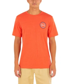 Hurley Men's Washed Midway T-Shirt For Men Habanero
