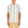Hurley Men's Rincon Linen T-Shirt For Men White