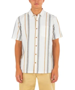 Hurley Men's Rincon Linen T-Shirt For Men White