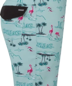 Hurley Boys' Flamingo Board Shorts For Boys' Teal Tint -Deals The Tropi Trend Store unnamed file 409