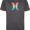 Hurley Boys' Ombre Icon UPF T-Shirt For Boys' Black Heather -Deals The Tropi Trend Store unnamed file 432
