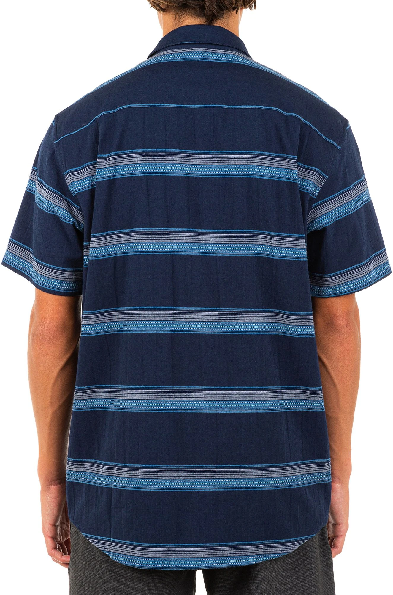 Hurley Men's Miles Stretch Short Sleeve Shirt For Men Summit White 4 Hurley Men's Miles Stretch Short Sleeve Shirt For Men Summit White - Image 2