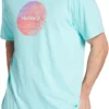 Hurley Men's Strands Circle Graphic T-Shirt For Men Aurora Green Heather/pink -Deals The Tropi Trend Store unnamed file 445