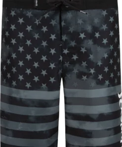 Hurley Boys' Independence 16" Board Shorts For Boys' Black