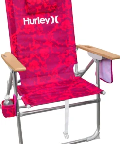 Hurley Hi-Boy Wood Arm Beach Chair For Unisex Moana/sky