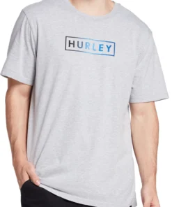 Hurley Men's Boxed Gradient Graphic T-Shirt For Men White