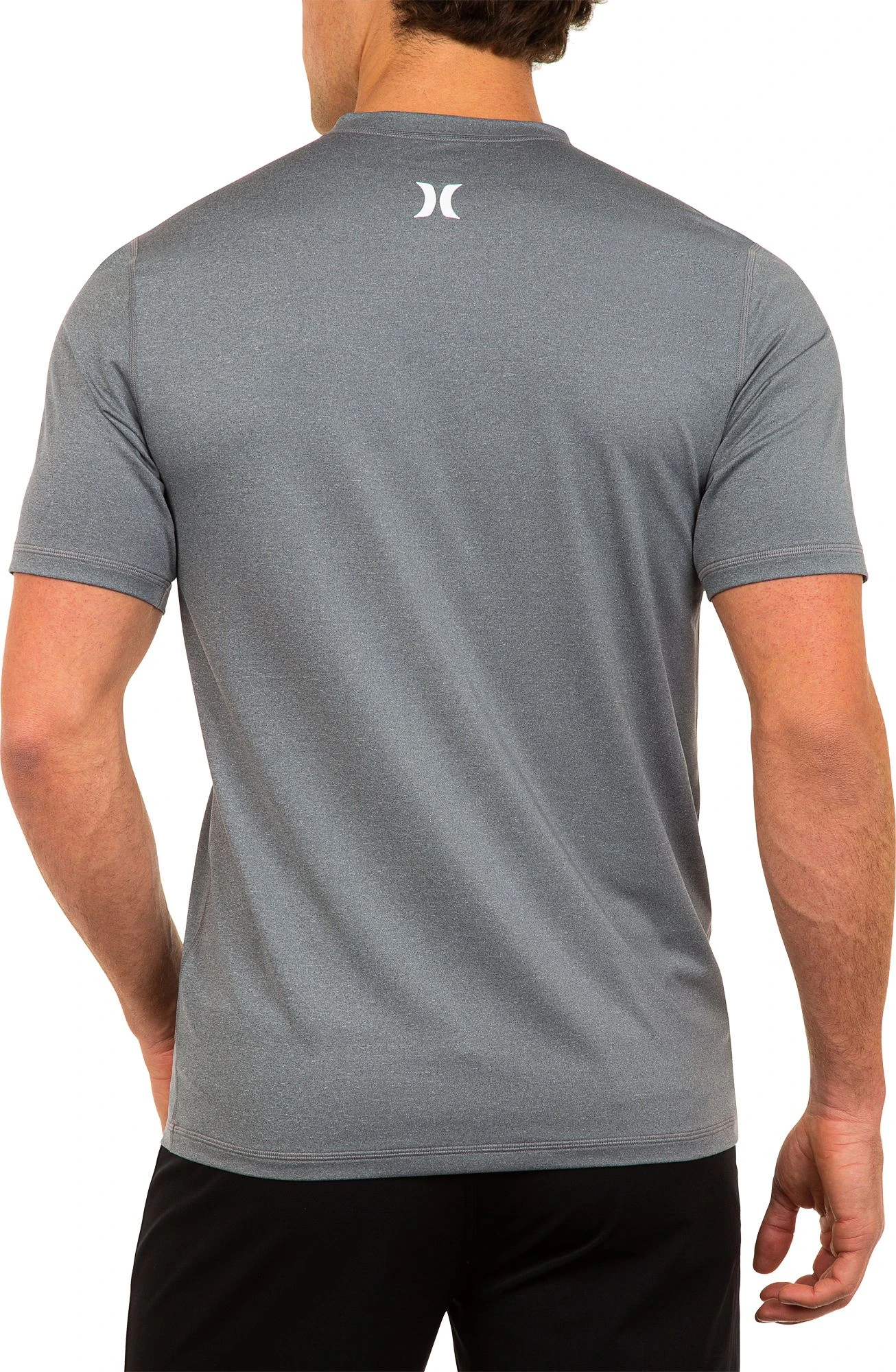 Hurley Men's Icon Heather Surf T-Shirt For Men Smoke Grey 4 Hurley Men's Icon Heather Surf T-Shirt For Men Smoke Grey - Image 2