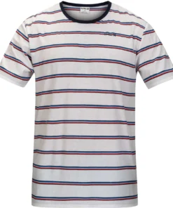 Hurley Men's Serape Stripe Short Sleeve Shirt For Men White