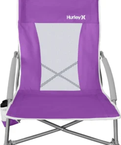 Hurley Low Sling Folding Beach Chair For Unisex Violet -Deals The Tropi Trend Store unnamed file 546