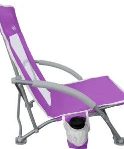 Hurley Low Sling Folding Beach Chair For Unisex Violet -Deals The Tropi Trend Store unnamed file 547