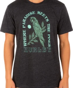 Hurley Men's Everyday Pacific The Pines T-Shirt For Men Black