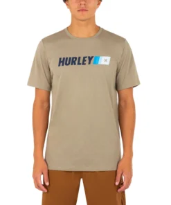 Hurley Men's Everyday Explore Zoomer T-Shirt For Men Khaki