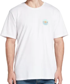 Hurley Men's Out To Sea Graphic T-Shirt For Men White -Deals The Tropi Trend Store unnamed file 579