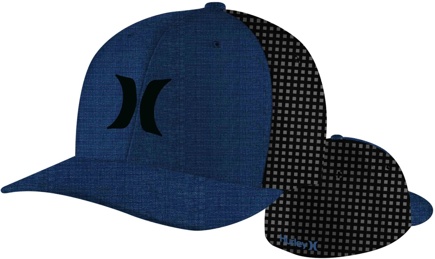 Hurley Men's Icon Textures Trucker Hat For Men Obsidian 4 Hurley Men's Icon Textures Trucker Hat For Men Obsidian - Image 2