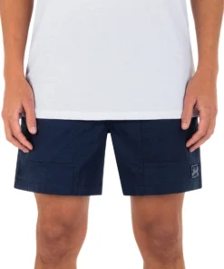 Hurley Men's Slub 17" Volley Shorts For Men Ultra Tan