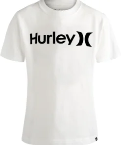 Hurley Boys' One & Only Graphic T-Shirt For Boys' White