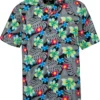 Hurley Boys' Tropical Printed Hawaiian Shirt For Boys' Black