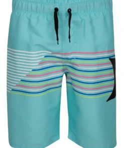 Hurley Boy's Slash Volley Pull-On Swim Trunks For Boys' Aurora Green