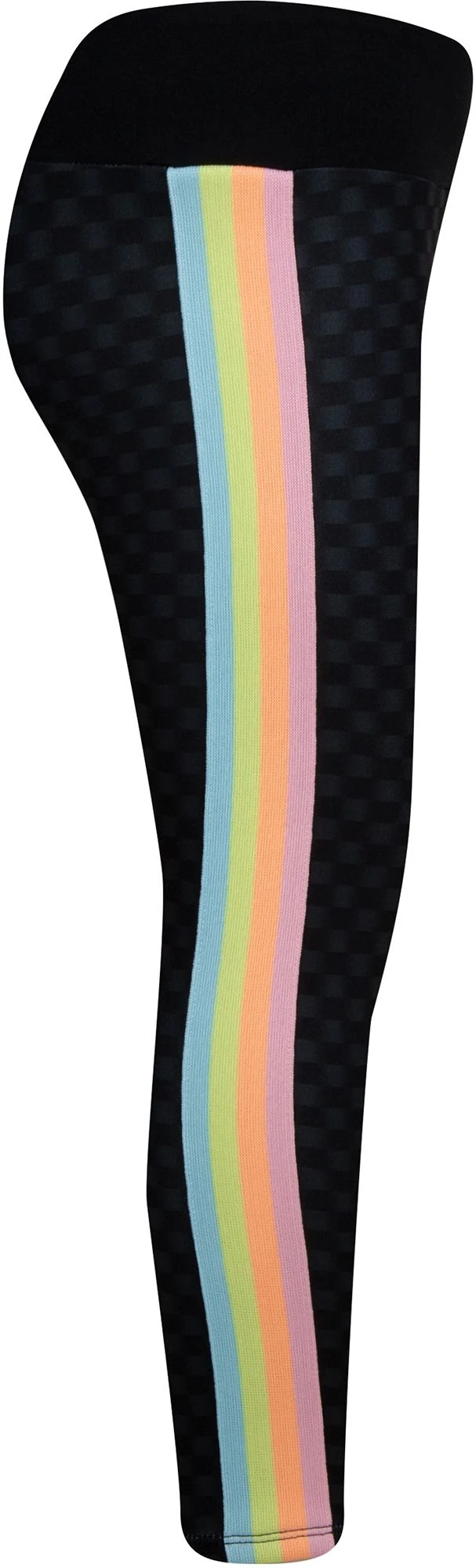 Hurley Girls' Check Print Active Leggings For Girls' Black 8 Hurley Girls' Check Print Active Leggings For Girls' Black - Image 6
