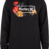 Hurley Men's Jungle Trouble Summer Pullover Sweatshirt For Men Black Heather -Deals The Tropi Trend Store unnamed file 65